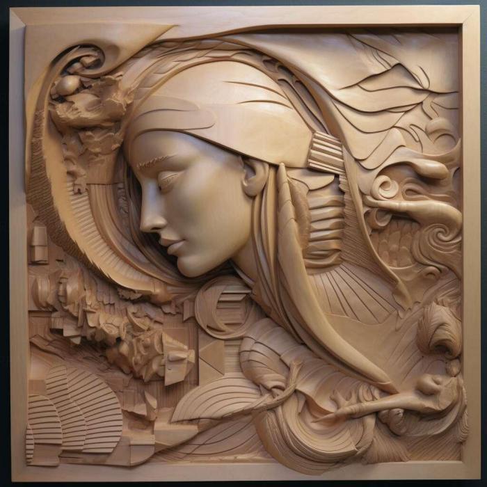 نموذج ثلاثي الأبعاد لآلة CNC 3D Art 